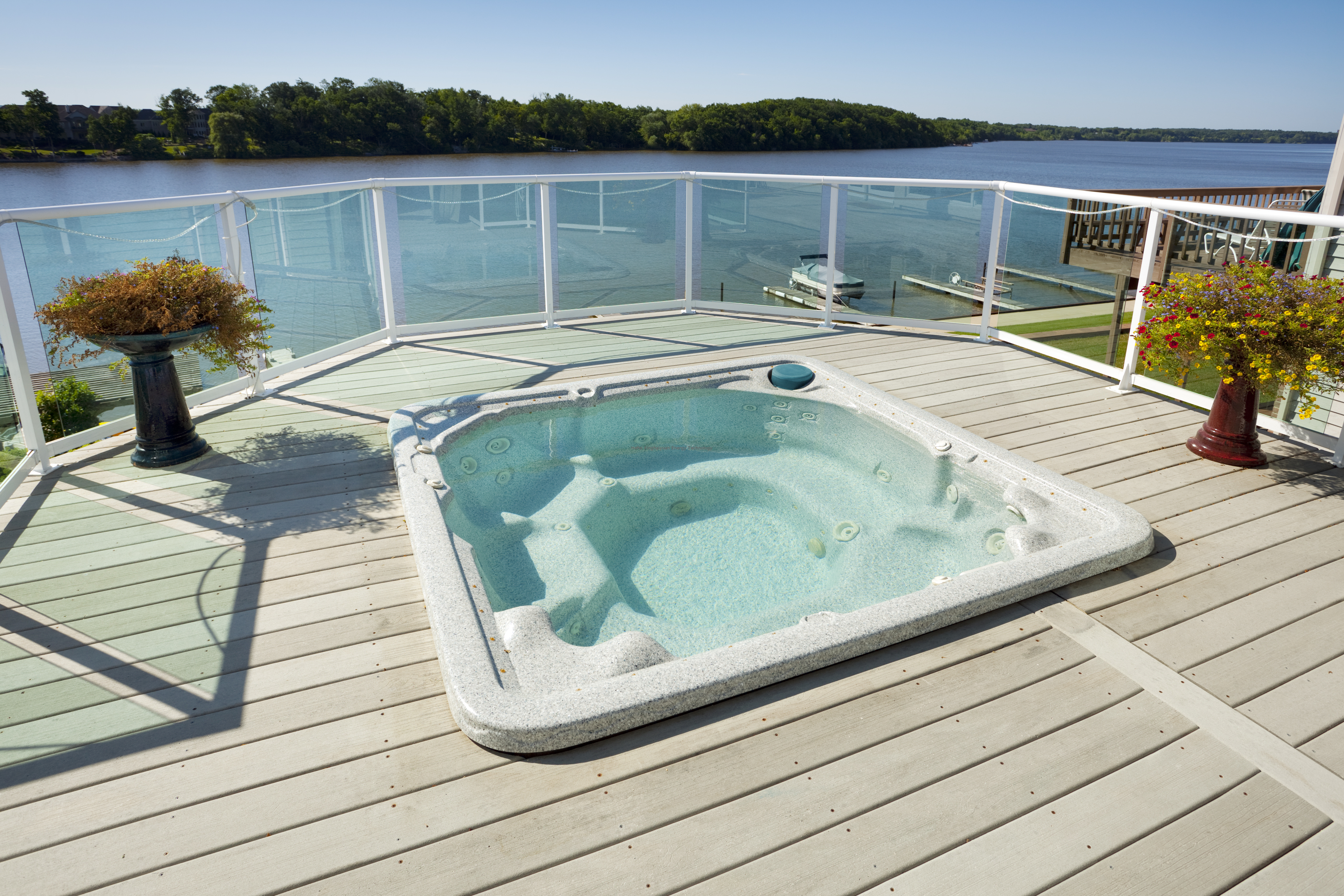 Spa e piscina multiuso in fibra di vetro, modello sotterraneo 