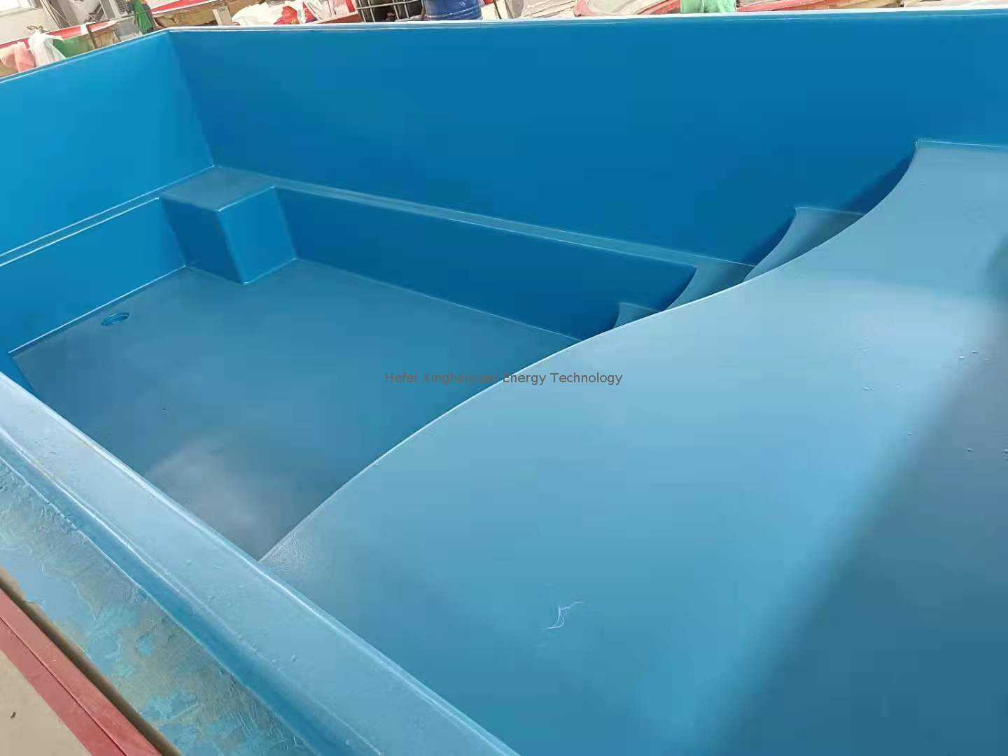 Piscina in fibra di vetro integrata di alta qualità personalizzata