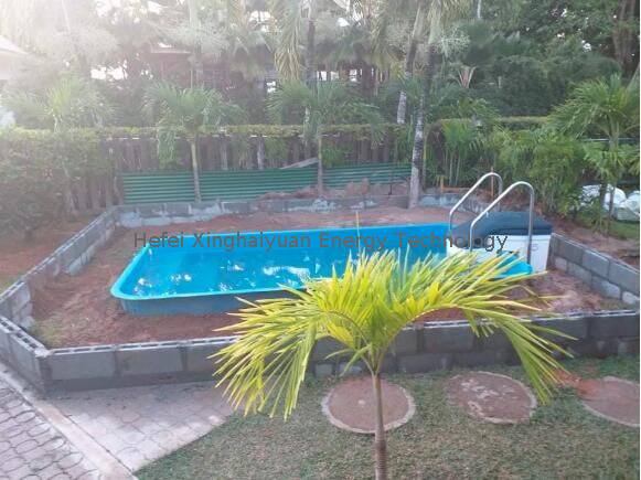 Piscina con guscio di piscina per la famiglia da giardino all'aperto