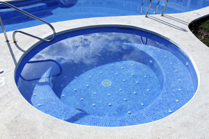 Spa e piscina multiuso in fibra di vetro, modello sotterraneo 